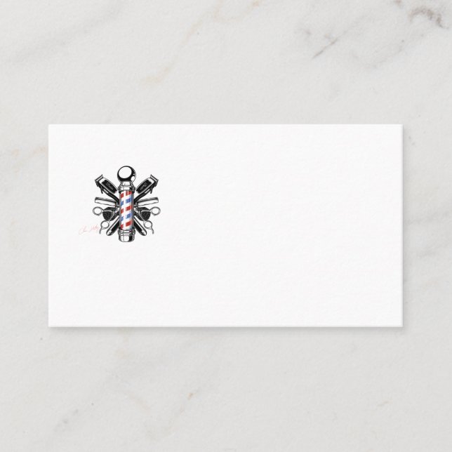 Tarjeta De Visita Cherie Huntley, La Colección Barber (Anverso)