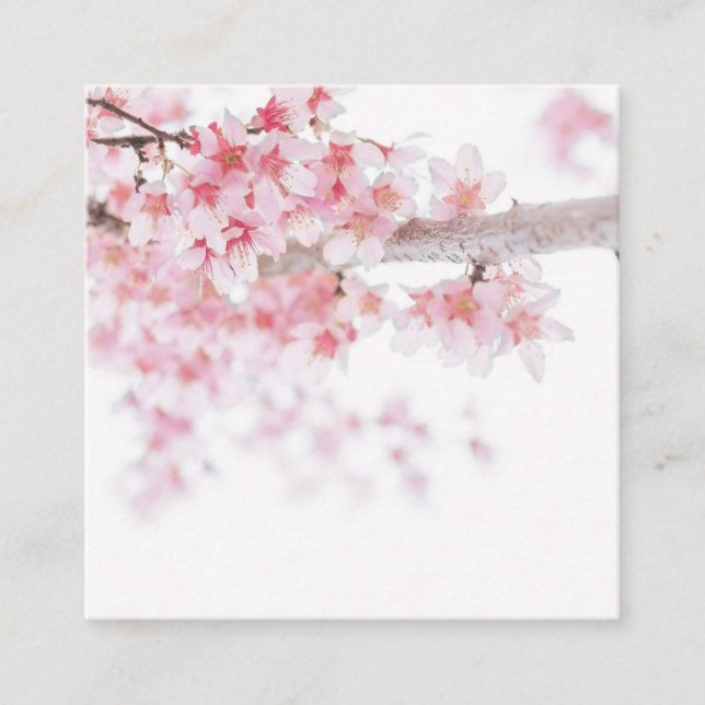 TARJETA DE VISITA: CHERRY BLOSSOMS (Anverso)