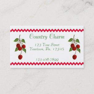 Tarjeta De Visita Cherry Bunch Business Card