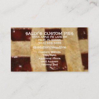 Tarjeta De Visita Cherry Pie Company