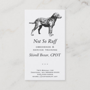 Tarjeta De Visita Chesepeake Bay Retriever Dog Business