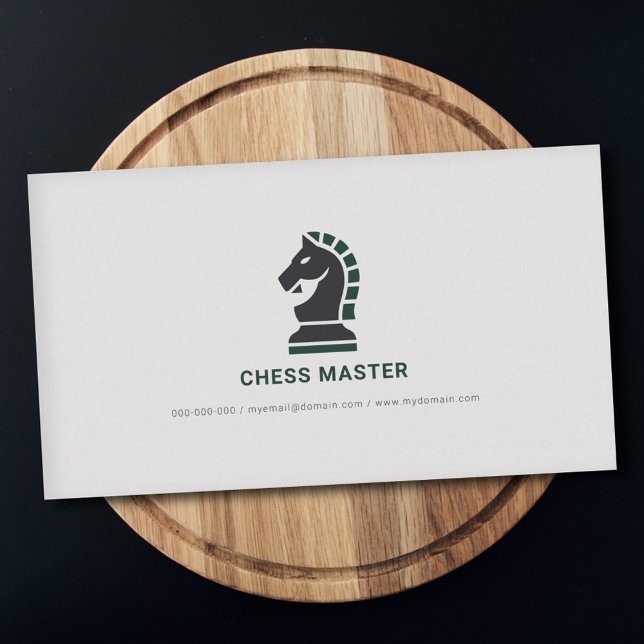 Tarjeta De Visita Chess Knight (Chess Knight Business Card)