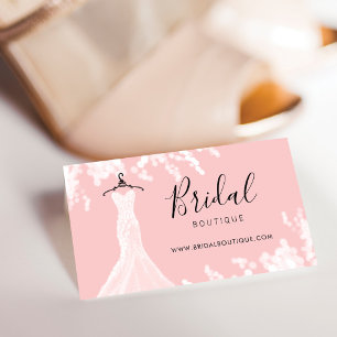 Tarjeta De Visita Chic & Stylish Wedding Dress Bridal Boutique
