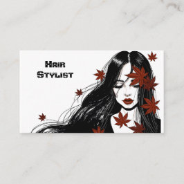 Tarjeta De Visita Chica de glamour