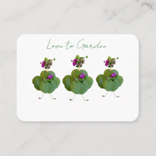 Tarjeta De Visita Chica de Jardín
