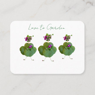 Tarjeta De Visita Chica de Jardín