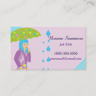 Tarjeta De Visita Chica de primavera