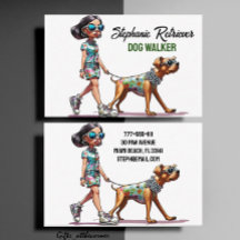 Chica lindo perro caminante Mascota Sitter