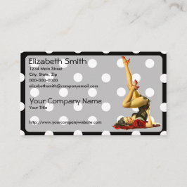 Tarjeta De Visita Chica modelo retro V4