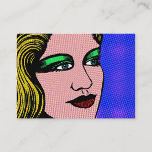 Tarjeta De Visita Chica pop
