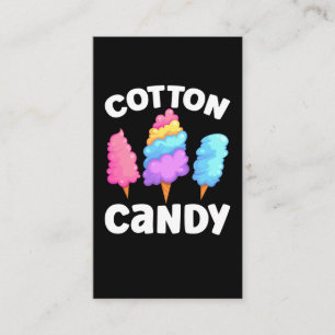 Tarjeta De Visita Chicas Cotton Candy Lover postre dulce