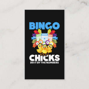 Tarjeta De Visita Chicas del jugador de bingo femenino divertidos