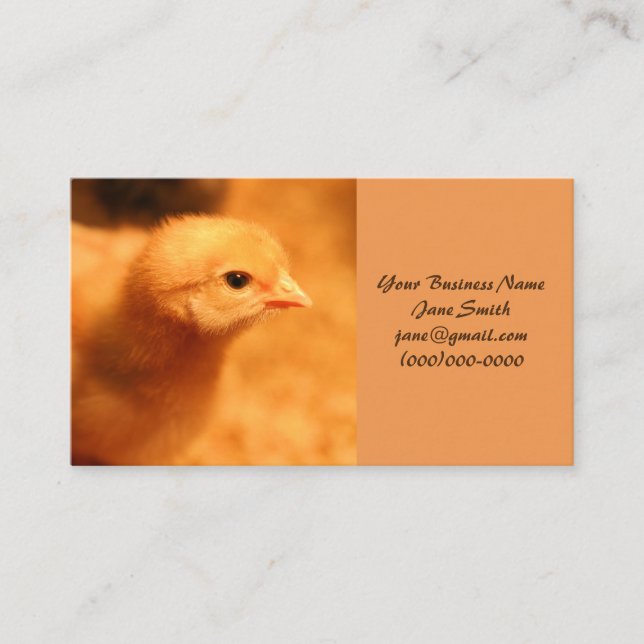 Tarjeta De Visita Chick (Anverso)