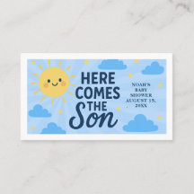 Chico viene - Baby Shower - Luz del sol