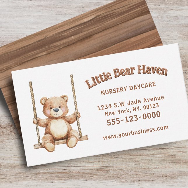 Tarjeta De Visita Childcare Daycare Babysitter Nanny Service (Subido por el creador)