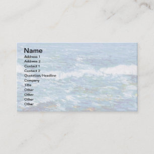 Tarjeta De Visita Childe Hassam - Isla Duck desde Appledore