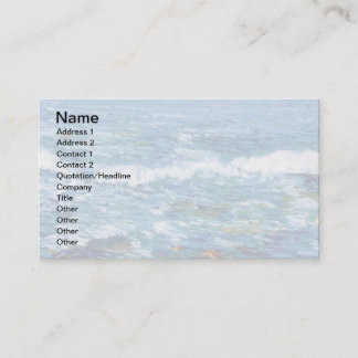 Tarjeta De Visita Childe Hassam - Isla Duck desde Appledore