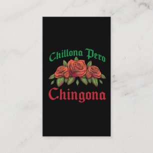 Tarjeta De Visita Chillona pero Chingona Latina llora bebé pero Bad