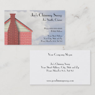 Tarjeta De Visita Chimney Sweep Business Card