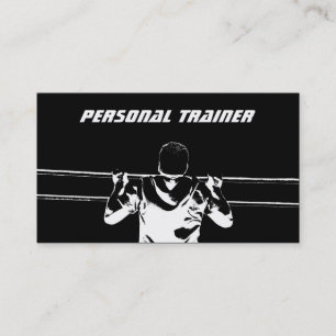 Tarjeta De Visita Chin encima del instructor personal