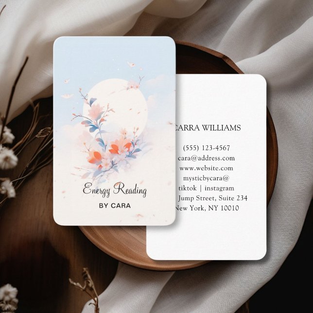 Tarjeta De Visita Chino minimalista y tradicional (Minimalist, Traditional Chinese Business Card Watercolor.)