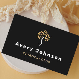 Tarjeta De Visita Chiropráctico Mínimo Moderno Chiropráctico