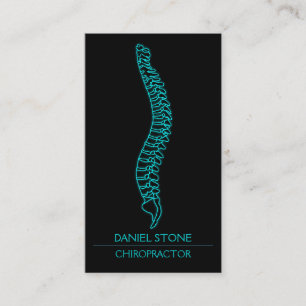Tarjeta De Visita Chiropráctico Profesional Elegante Xraz de hueso d