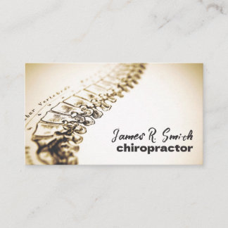 Tarjeta De Visita Chiropractor