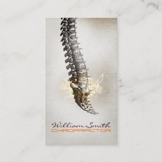 Tarjeta De Visita Chiropractor Business Card