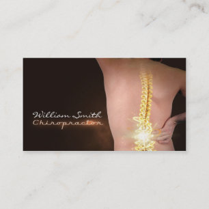 Tarjeta De Visita Chiropractor Business Card