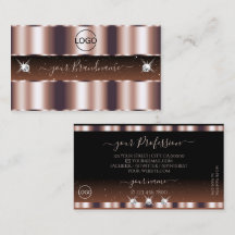 Chismoso Rosa de oro Sparkle Glitzy Jewels con log