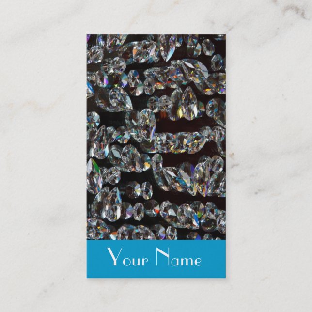 Tarjeta De Visita Chispa del diamante de la joyería del joyero (Anverso)