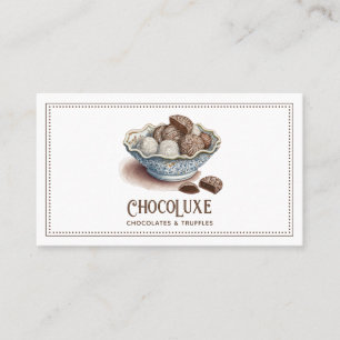 Tarjeta De Visita Chocolate Desserer Caterer Chocolatier