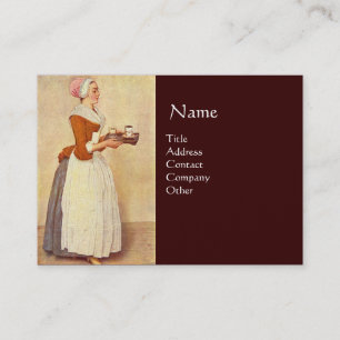 Tarjeta De Visita CHOCOLATE FONDUE DINNER FIESTA Pearl Paper