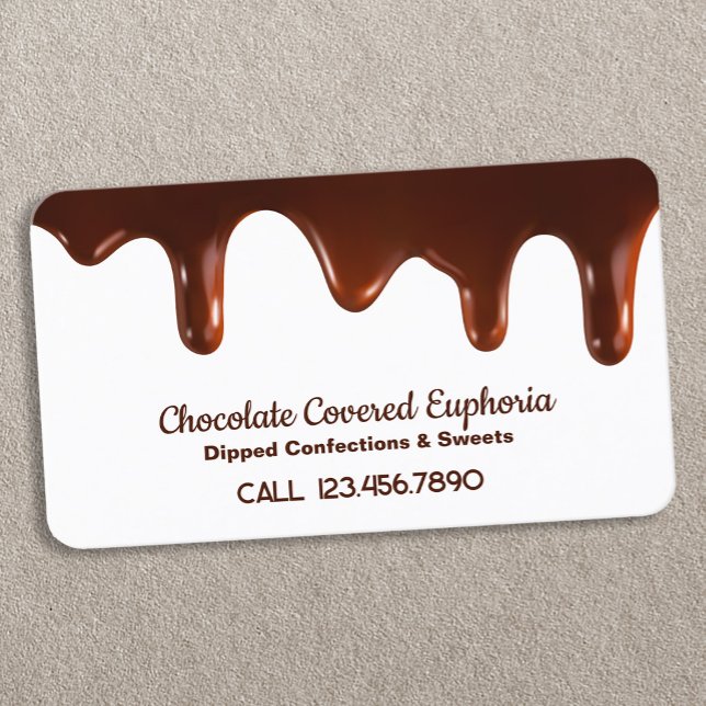 Tarjeta De Visita 🍬 Chocolatier (Chocolatier Business Cards)