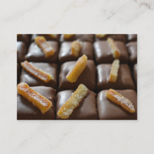 Tarjeta De Visita Chocolatier Bon Bon Candy Shop Foodie