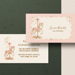 Tarjeta De Visita Chorreada de oro rosa Baby Shower