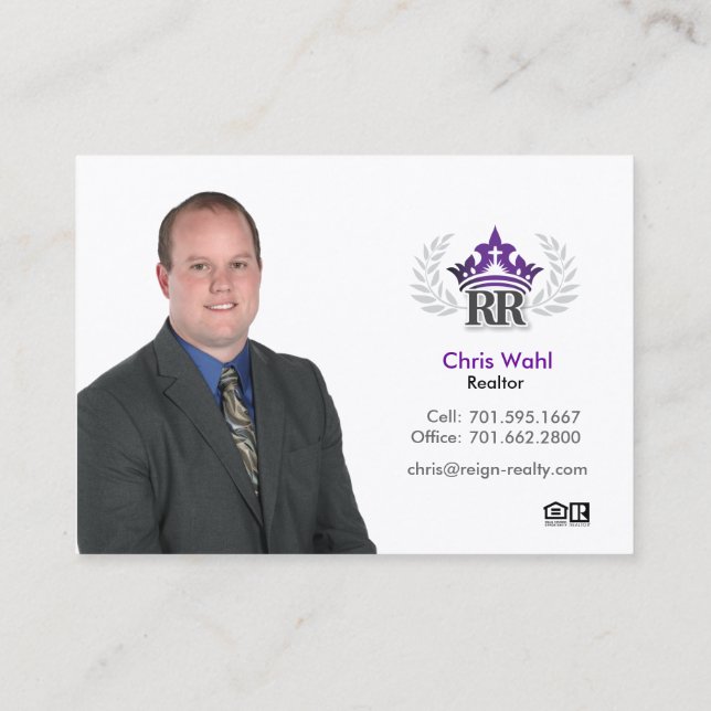 Tarjeta De Visita Chris Wahl (Reverso)