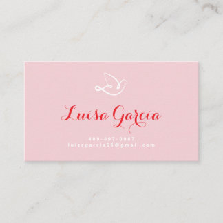 Tarjeta De Visita Christian Dove Logo | Holy Spirit Faith Design