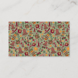 Tarjeta De Visita Christmas Ornaments 2