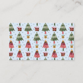 Tarjeta De Visita Christmas Trees 2