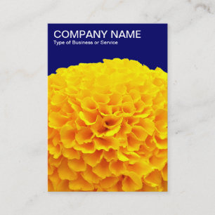 Tarjeta De Visita Chrysanthemum naranja - Marina Profunda