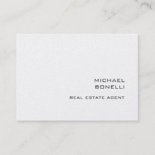 Tarjeta de visita Chubby Real Estate Agent