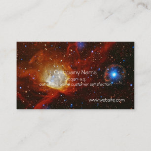 Tarjeta De Visita Chuchería celestial - nebulosa N90 y pulsar