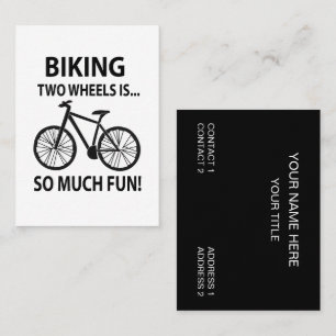 Tarjeta De Visita Ciclismo Bicicleta Ciclismo Ciclista Ciclismo