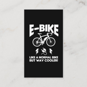 Tarjeta De Visita Ciclismo en bicicleta eléctrica Bicicleta electrón