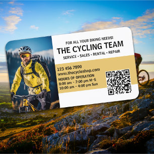 Tarjeta De Visita Ciclismo y tienda de bicicletas