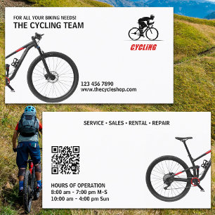 Tarjeta De Visita Ciclismo y tienda de bicicletas