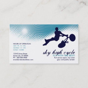 Tarjeta De Visita ciclo alto del cielo