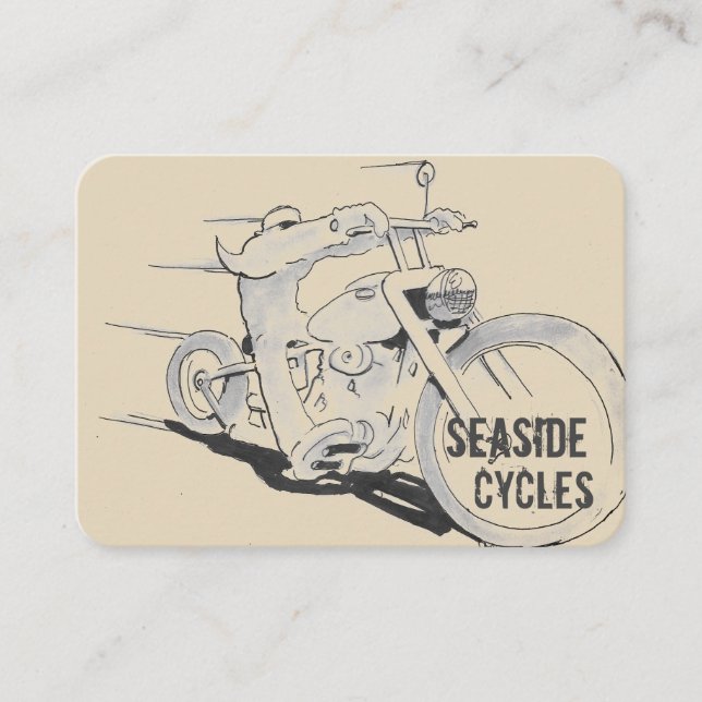 Tarjeta De Visita Ciclo de la playa (Anverso)